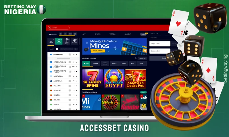 Accessbet Casino Game Library - Slots and Live Casino for Nigeria Players